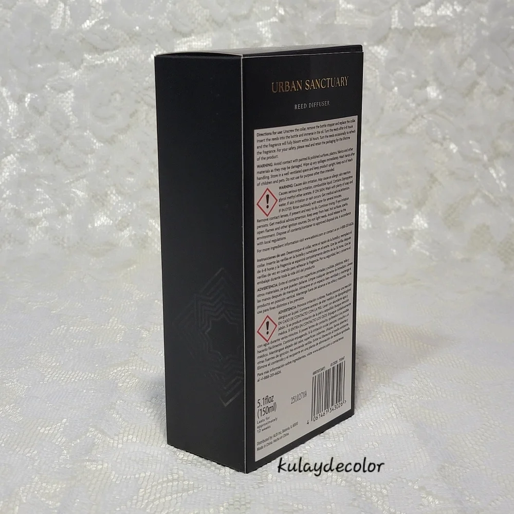 Brand New Urban Sanctuary Reed Diffuser Kirkton House 5.1 oz Hotel Collection